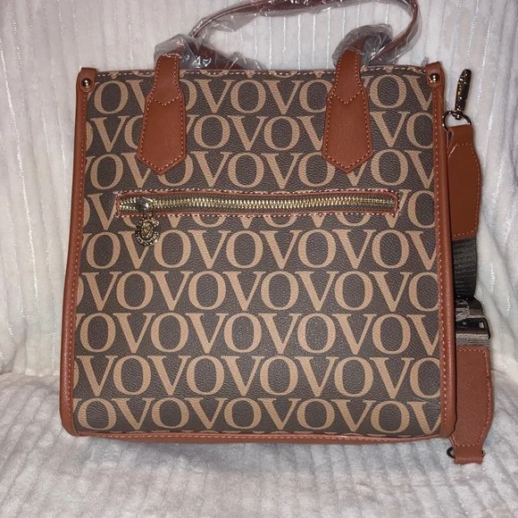 Valentino Orlandi Elegant Brown and Tan Tote NWT perfect condition - Picture 3 of 7